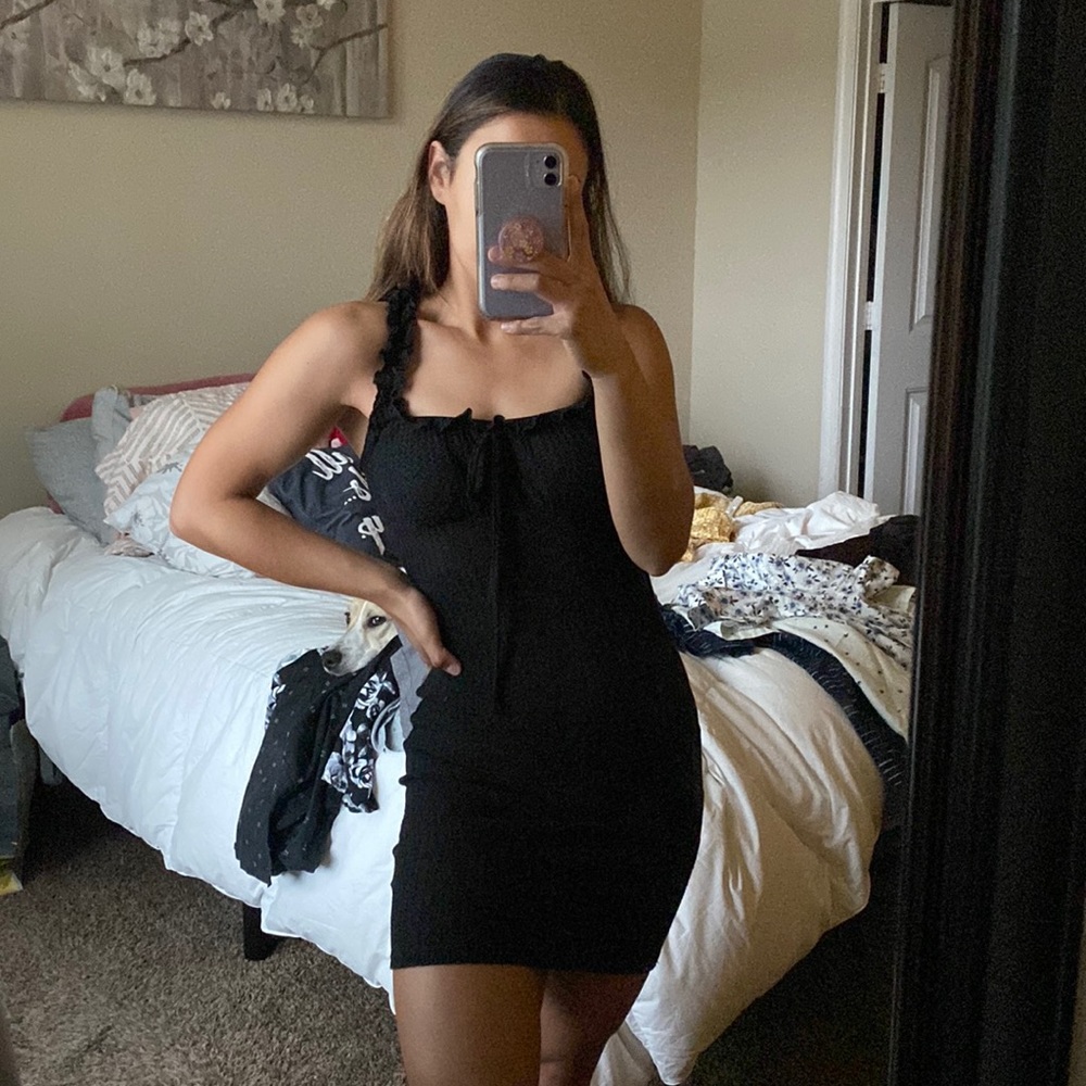 Shein black dress